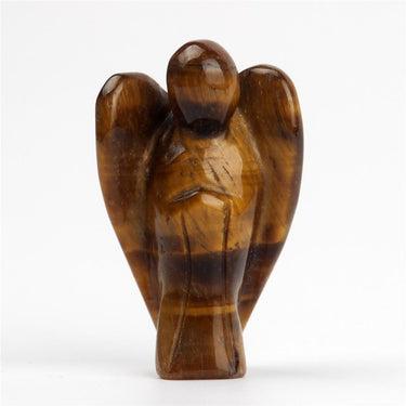 Natural Stone Carved Angel Healing Crystal